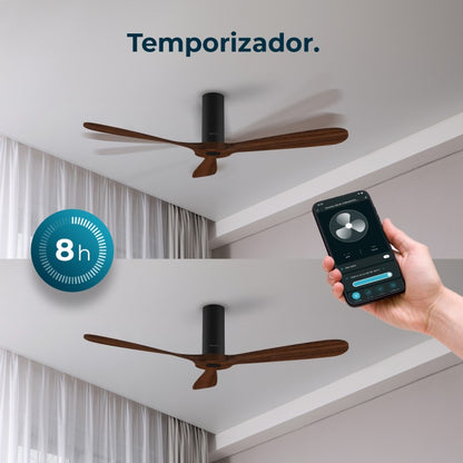 Cecotec Ventilador De Techo Sin Luz Ventilador De Techo Energysilence Aero 5500 Black Aqua Connected_4