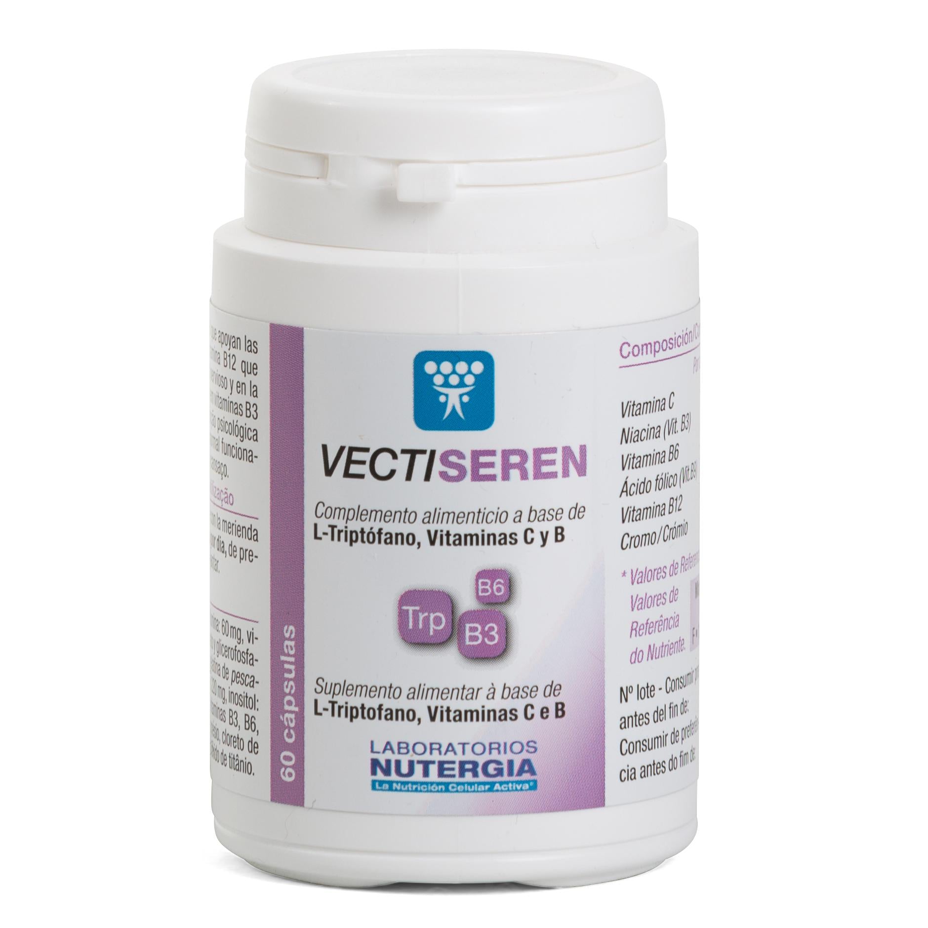 Vecti-Seren triptófano Nutergia, 60 cápsulas