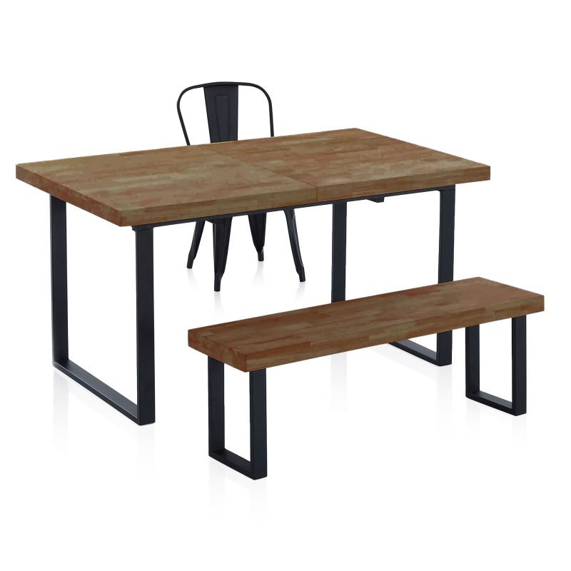 Banco Loft Madera, Roble, 120 X 47 X 34_3