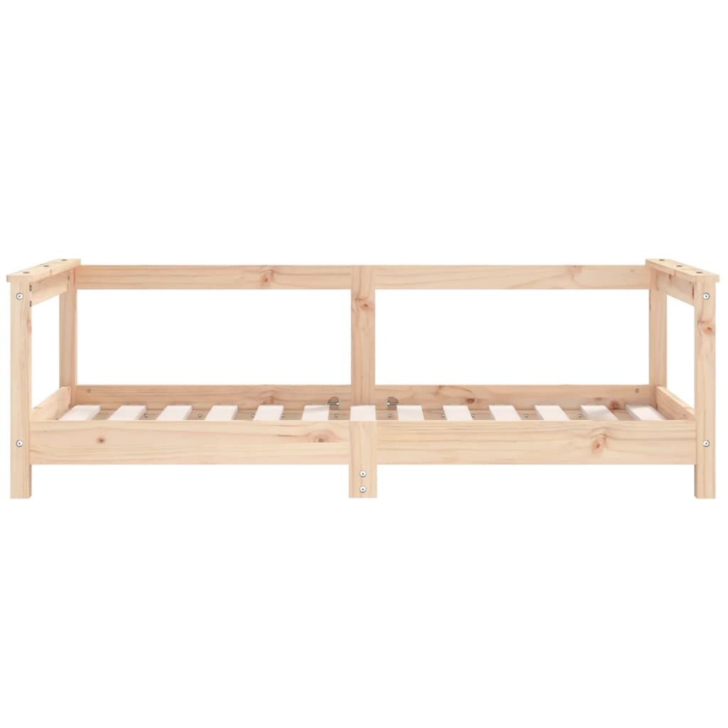 Vidaxl Estructura De Cama Para Niños Madera Maciza De Pino 70x140 Cm_4