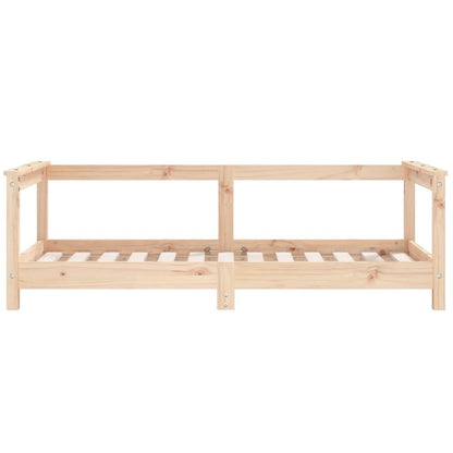 Vidaxl Estructura De Cama Para Niños Madera Maciza De Pino 70x140 Cm_4