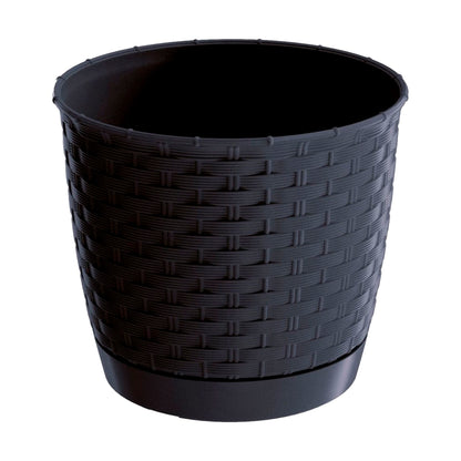 Maceta Ratolla Round 2l., Dimensiones (mm) 165x165x142, Color Antracita