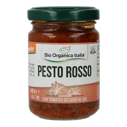Pesto Rosso de Tomates Secos Biológicos Itália 140 gr