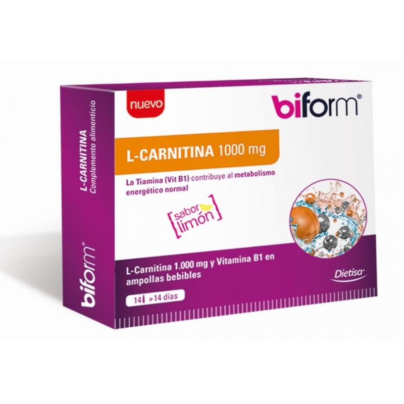 L-Carnitina Líquida 2 g Biform, 14 frascos