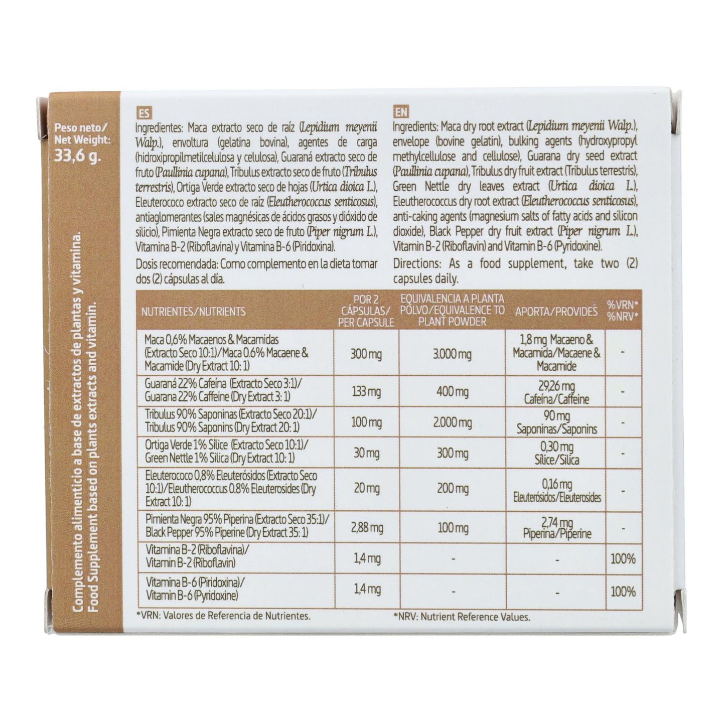 Complexo de Maca Nature Essential 3000 mg, 60 cápsulas
