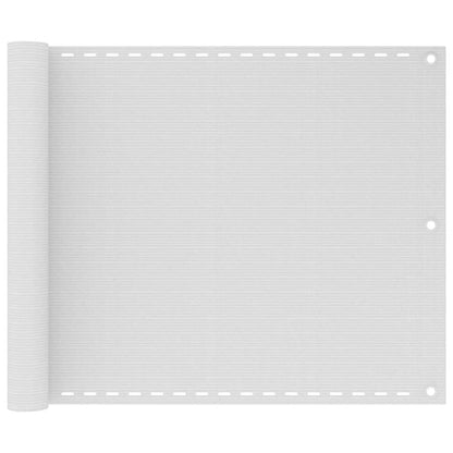 Vidaxl Toldo Para Balcón Hdpe Blanco 75x300 Cm_0