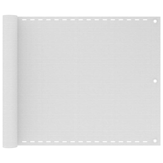 Vidaxl Toldo Para Balcón Hdpe Blanco 75x300 Cm_0