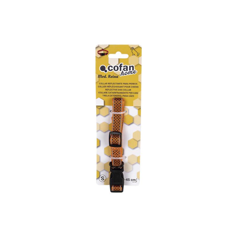 Collar Para Perros Naranja 2.5x45-70_3