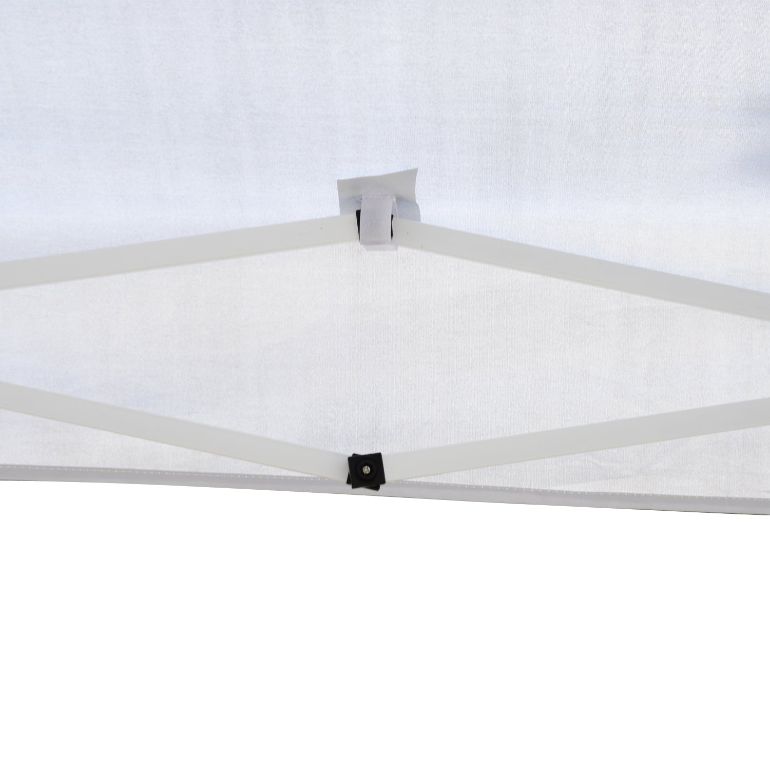 Outsunny Carpa Plegable 3x3 M Con Bolsa Altura Ajustable Blanco Plata_4