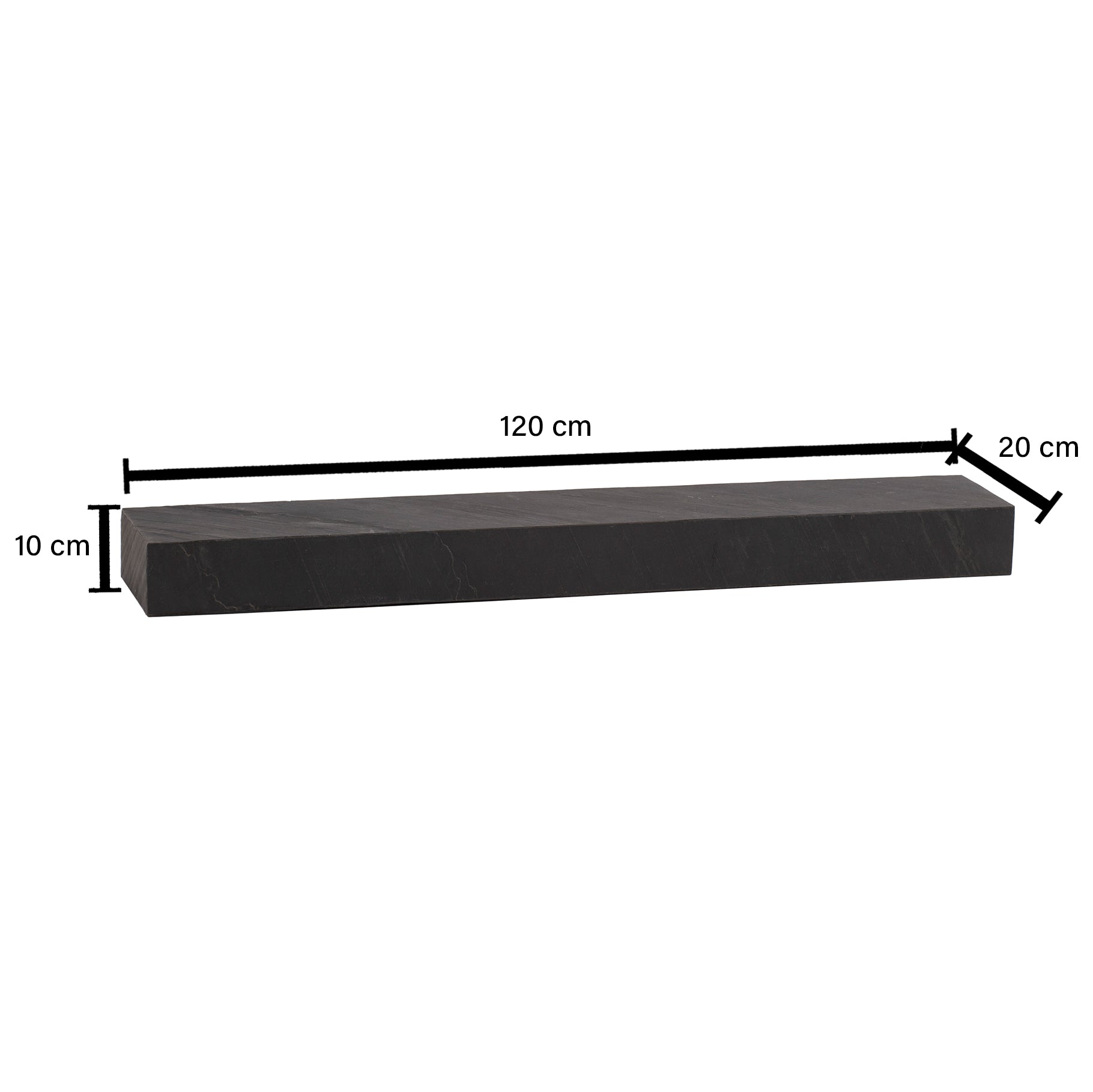 Estante De Pared 120x10x20 Cm_3