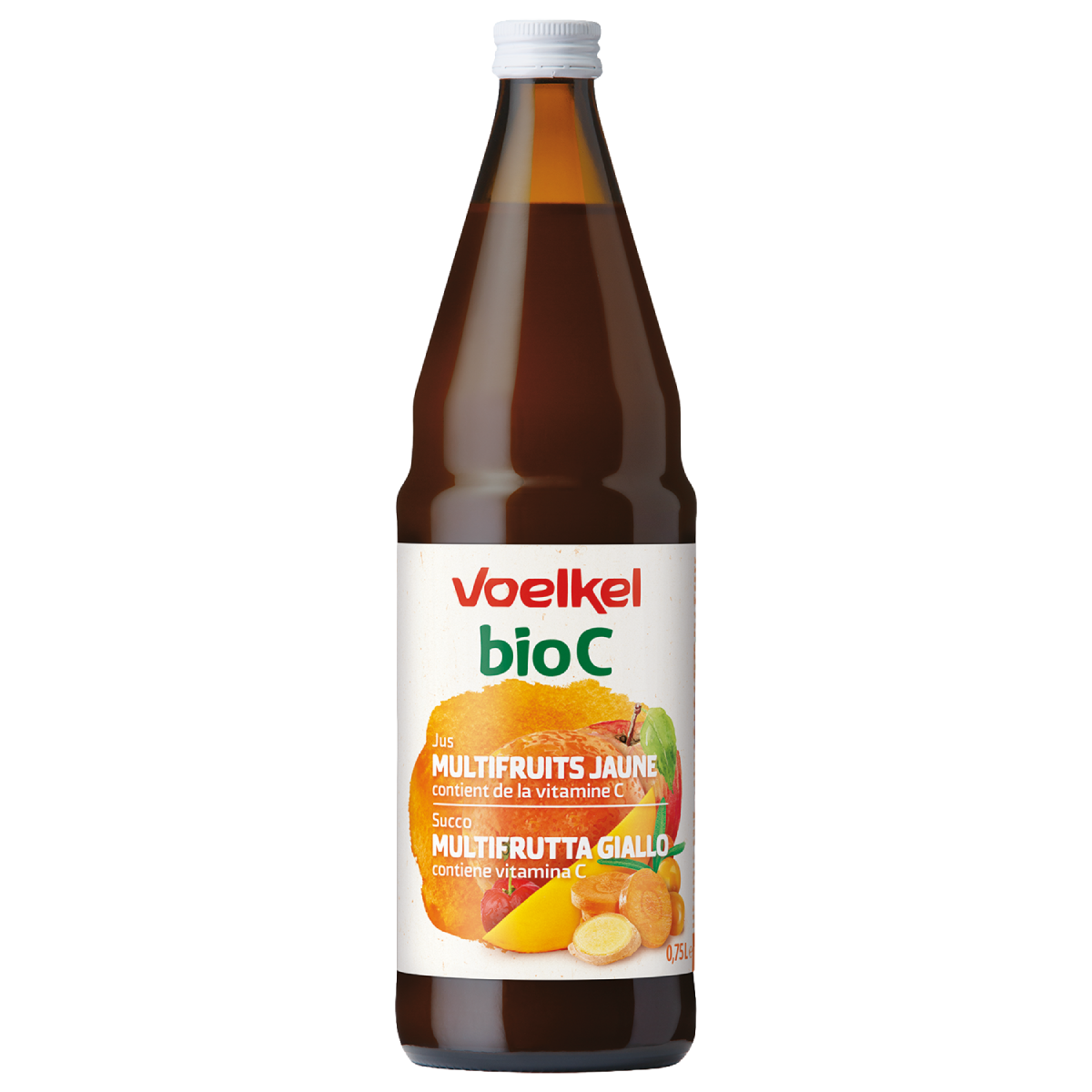 Zumo Multifrutas Vitaminas C y A BIO Voelkel 750ml