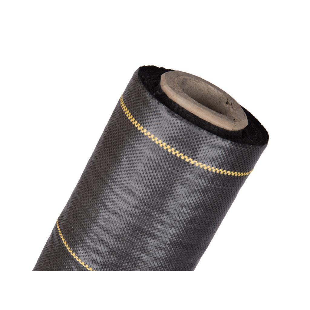 Tela anti-ervas daninhas 1 x 50 m preta 150 g/m² Faura 