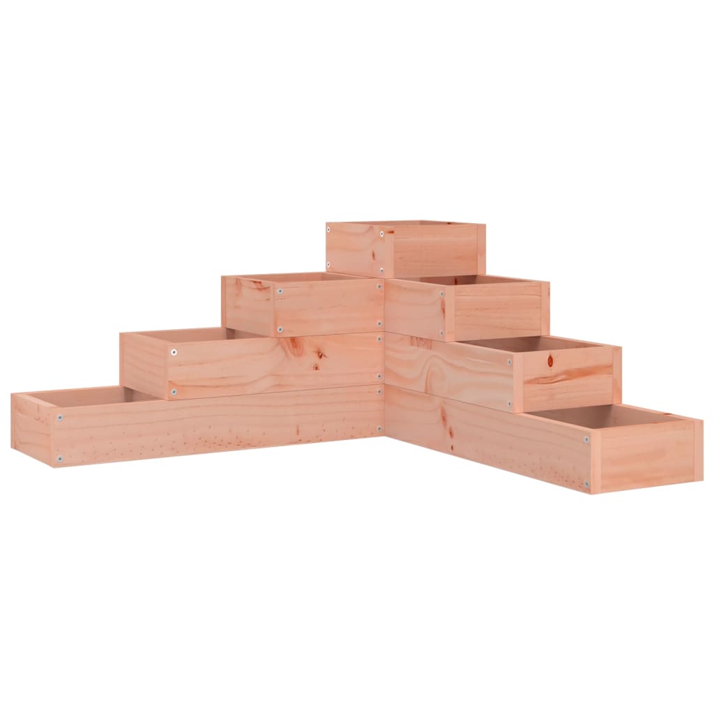 Jardinera De 4 Niveles Madera Maciza Douglas 80,5x79x36 Cm_0