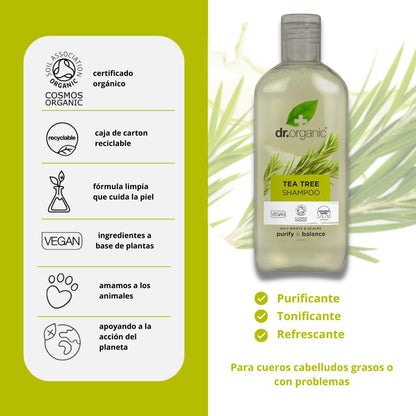 Champô de Melaleuca Biológico Dr. 265ml