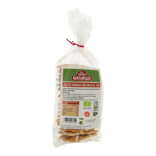 Biscoitos de Marinheiro com Chia, 140 g Natursoy