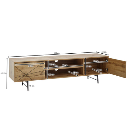 Mueble De Tv Elegante Y Minimalista Modelo Wl6.579_3