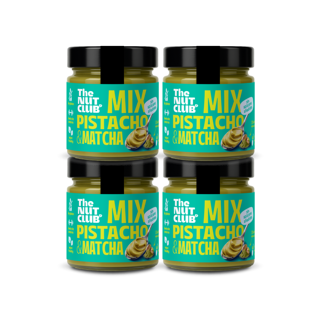 Pack crema de pistacho y matcha 4 uds The Nut Club 800g_0