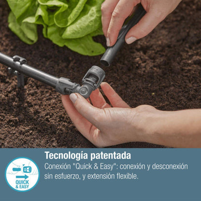Junta T 13 mm (1/2") - 4.6 mm (3/16") x5 Microdripsystem Gardena