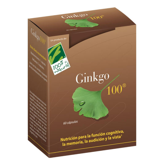 Ginkgo 100 100% Natural 60 Cápsulas