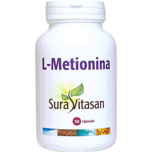 L Metionina 500 Mg 50 Cápsulas Sura Vitasan