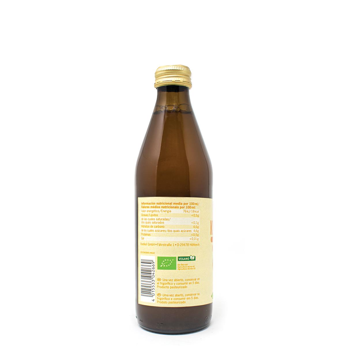 Kombucha Biológica de Maracujá e Limão Voelkel 330 ml