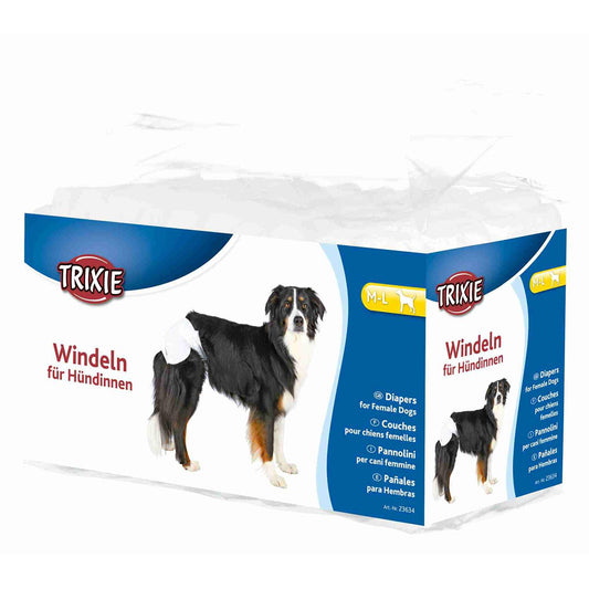 Fraldas Trixie Ultra Absorventes para Cães Fêmeas 12ml