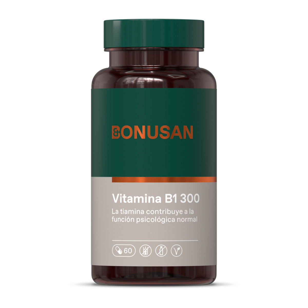 Vitamina B1 Tiamina Bonusan 60 Cápsulas Vegetais