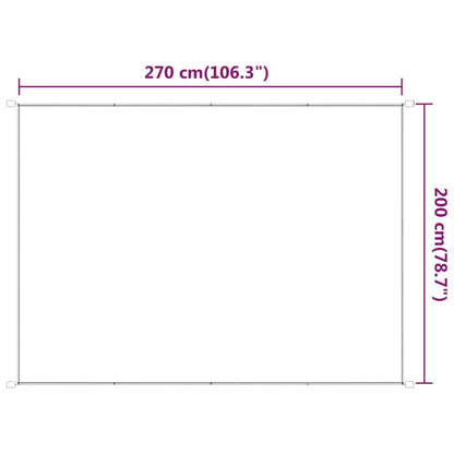 Vidaxl Toldo Vertical Verde Claro 200x270 Cm Tela Oxford_2