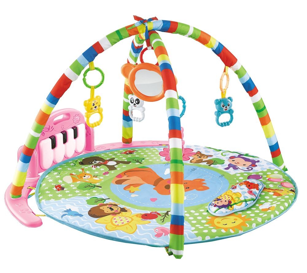 Manta De Actividades Con Piano Happy Cangaroo Pink_0
