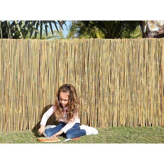 Obstáculo de bambu inteiro Faura 1 x 5 m