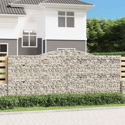 Cestas De Gaviones 25 Uds Forma De Arco Hierro 400x50x160/180cm_1
