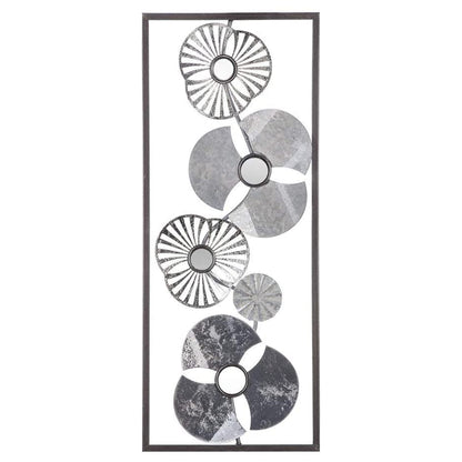 Well Home - Decoración De Pared De Metal Con Diseño De Una Flor_0