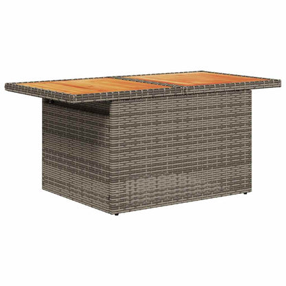 Set De Sofás De Jardín 7 Pzas Con Cojines Ratán Sintético Gris / Vetonek_1