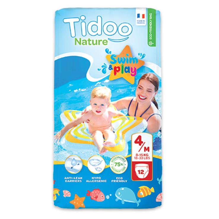 Fraldas de natação Swimmers T4 (8-15kg) Tidoo 12 unidades
