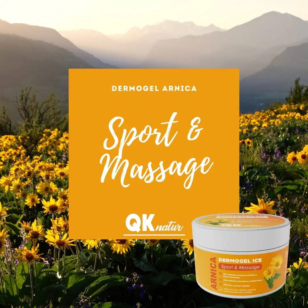 Qknatur Gel Crema Árnica Montana 300 ml - Efecto Frío, Para Masajes Musculares - Con Extracto De Árnica y Caléndula_1
