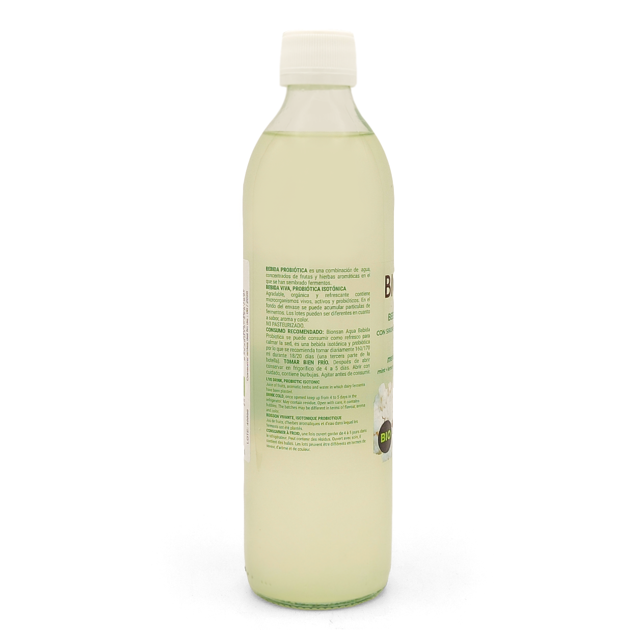 Bebida Probiótica Agua Menta Y Jengibre Eco Bionsan 500ml_2