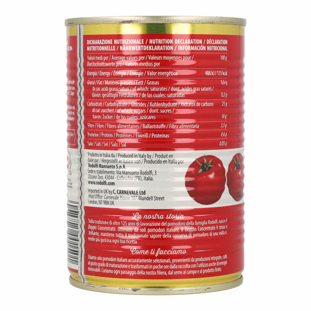 Pomodoro Doble Concentrado Rodolfi 410g