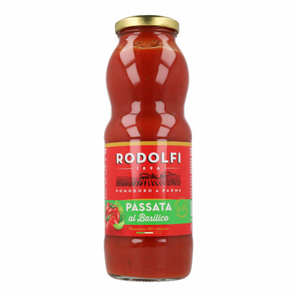Puré de Tomate con Albahaca Rodolfi 690g