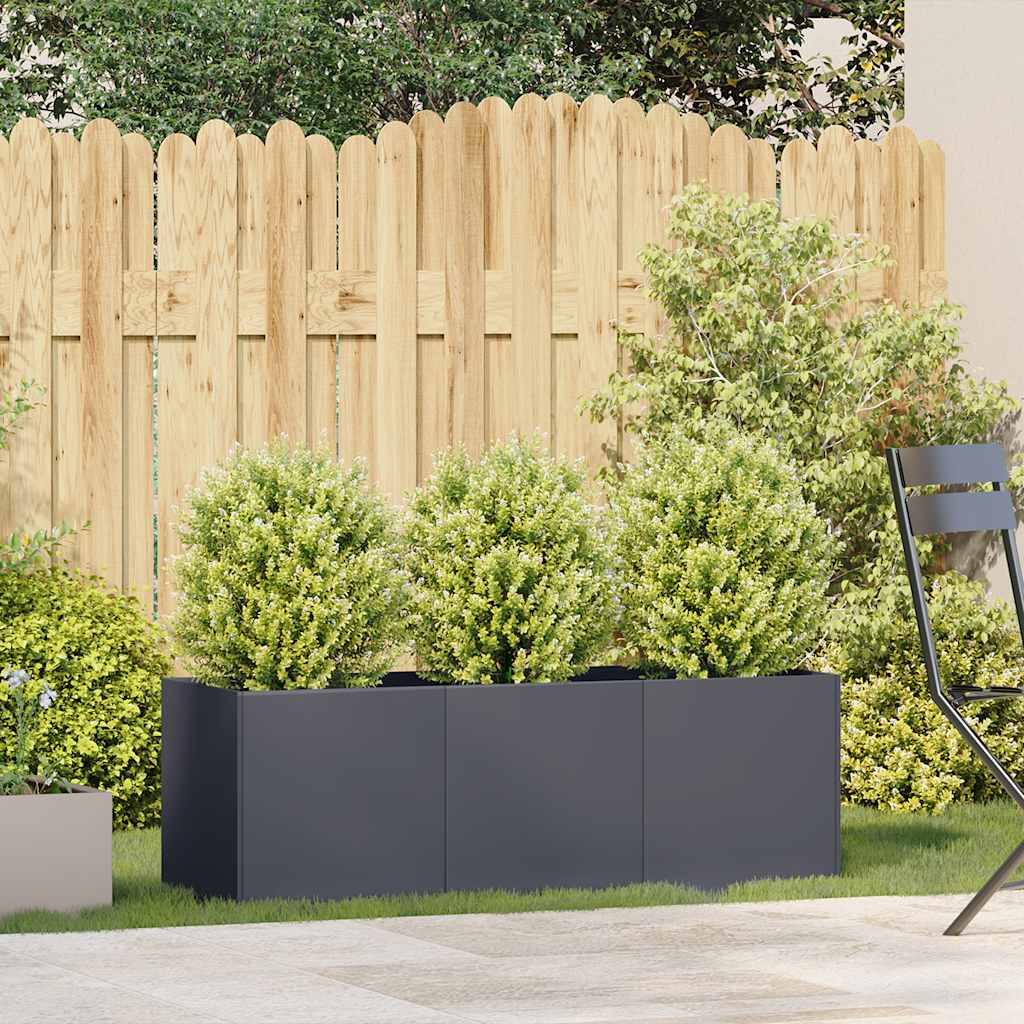 Jardinera Antracita 120x40x40 Cm Acero Laminado En Frío_2