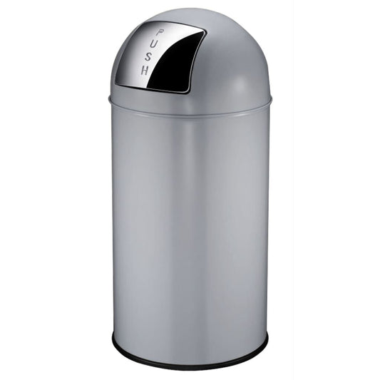 Eko Cubo De Basura Con Tapa De Empuje Push 40 L Gris Mate_0