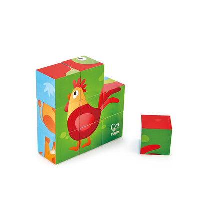Puzzle-cubos Farm Animal Hape_0