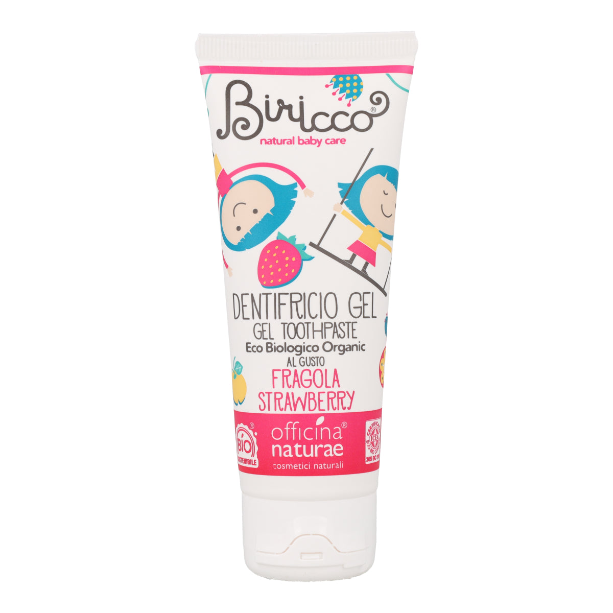 Pasta de dientes Kids Officina Naturae sabor Fresa 75 ml