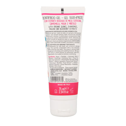 Pasta de dientes Kids Officina Naturae sabor Fresa 75 ml