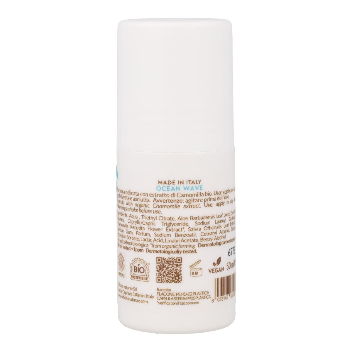Desodorante Sea Wave Officina Naturae roll-on 50 ml
