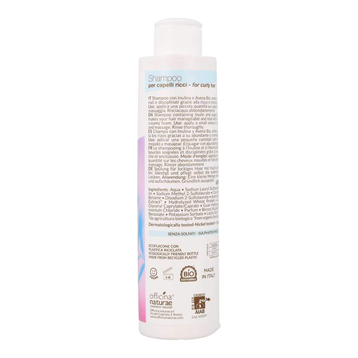 Champú para cabello ondulado y rizado Officina Naturae 200 ml