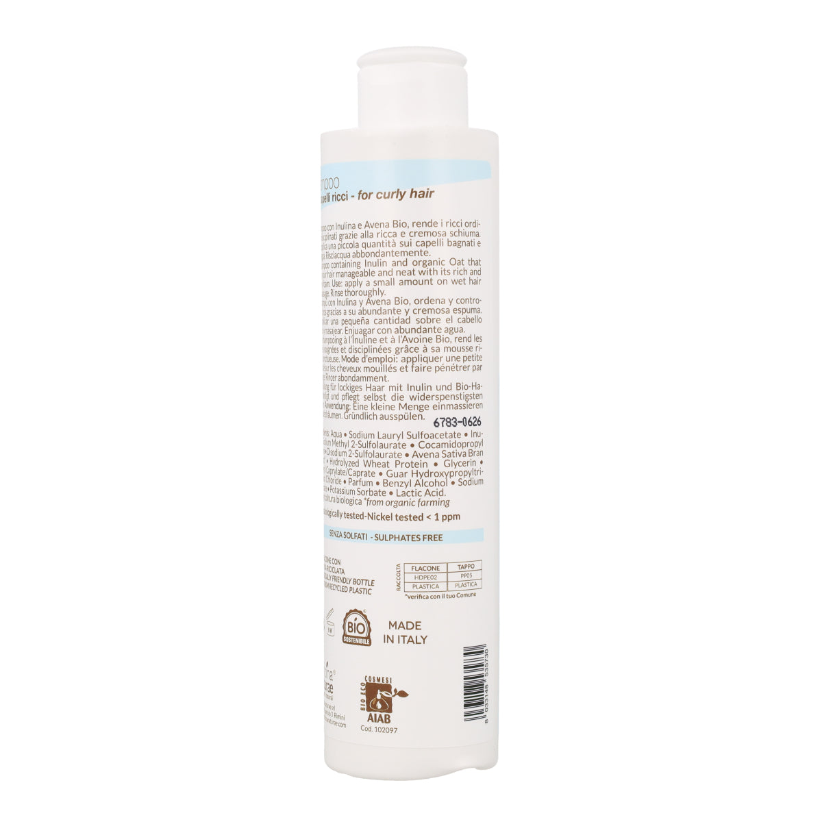 Champú para cabello ondulado y rizado Officina Naturae 200 ml