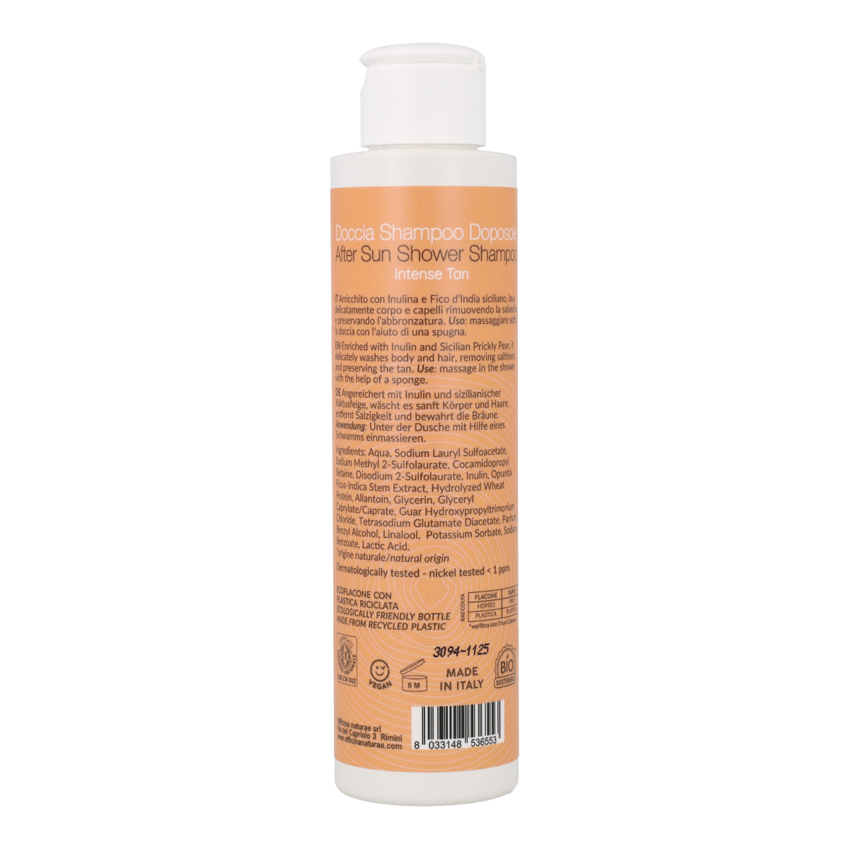 Champú Gel de ducha 2 en 1 After-Sun en ecoflacón Officina Naturae 150 ml