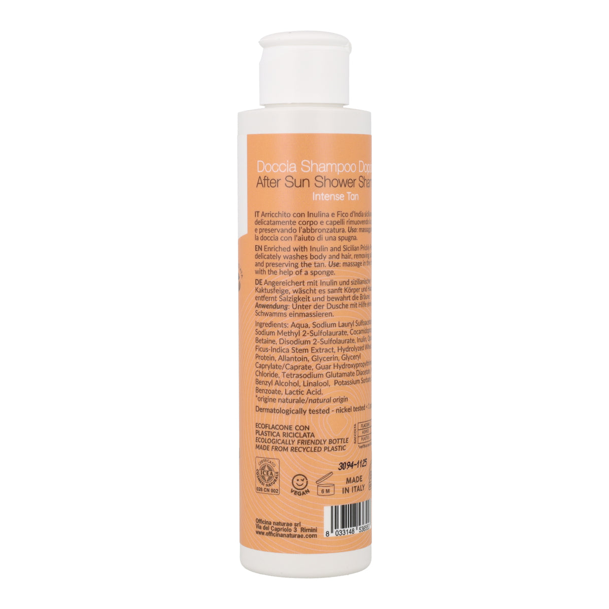 Champú Gel de ducha 2 en 1 After-Sun en ecoflacón Officina Naturae 150 ml