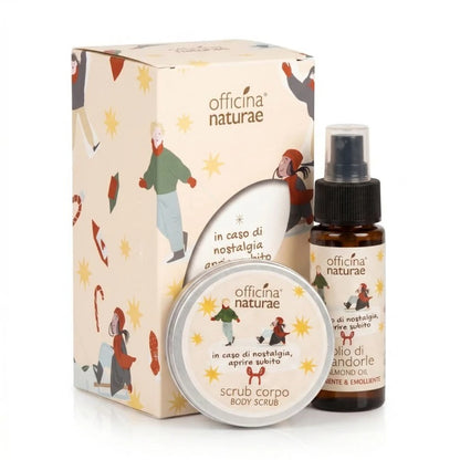 Exfoliante corporal + aceite de almendras Officina Naturae 50 ml + 50 ml