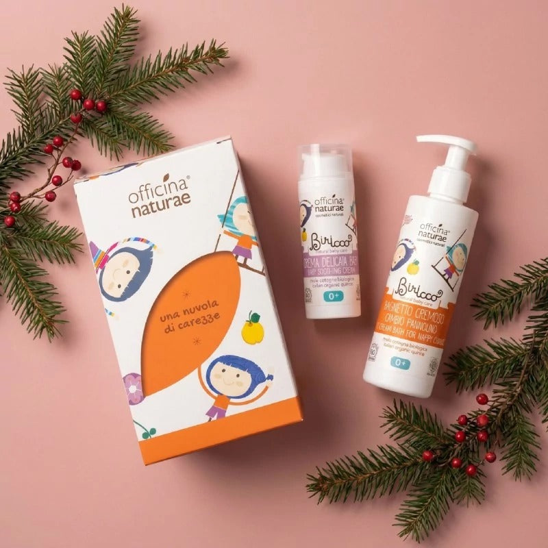 Baño cremoso para bebé + crema delicada para bebé Officina Naturae 200 ml + 50 ml